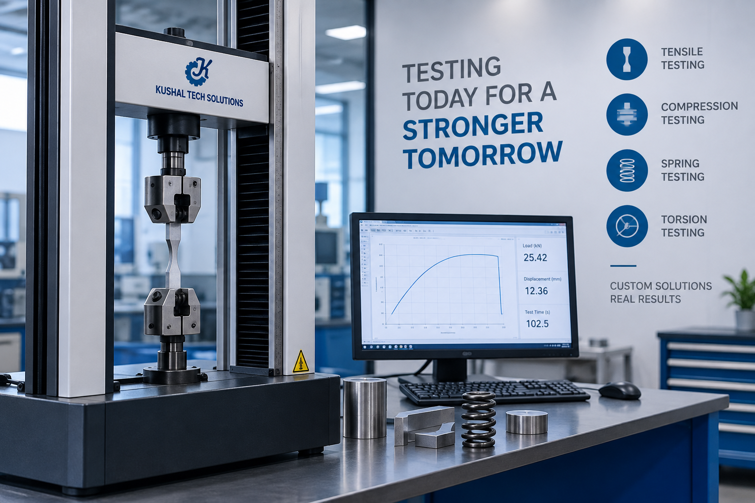 Industrial testing machines
